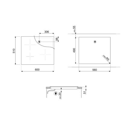 bep dien 3 vung nau hafele hc r603d 536 01 901 1