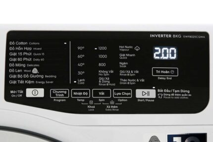 Máy giặt Electrolux EWF8025CQWA 5 electrolux ewf8025cqwa 2 1