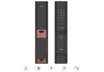 Khóa điện tử Hafele PP8100 Glossy copper W Batt 912.20.287