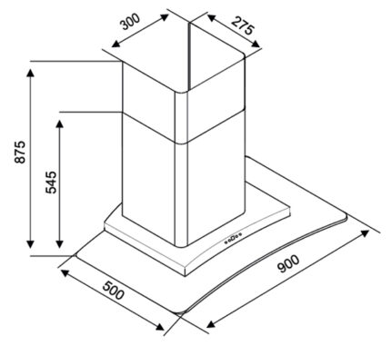 Máy hút khử mùi Kocher K-228T 90cm 4 kocher k 228t 90cm 1