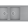 Chậu đá Teka Stone 80‑B TG‑2B‑1D Grey 2 teka stone 80 b tg 2b 1d grey 1