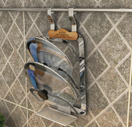 Giá treo ngoài để vung Inox 304 EUROGOLD EV18