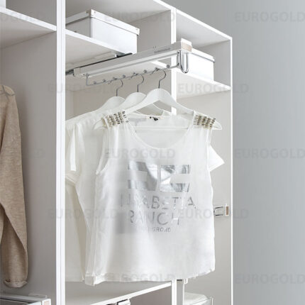 Mắc quần áo 8 nốt ray bi EUROGOLD EVA300