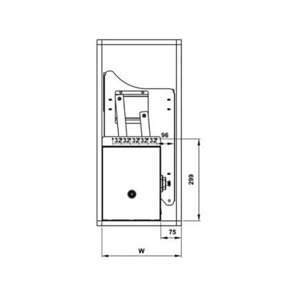 Bộ rổ bát đĩa Hafele Lento 504.76.143 900mm