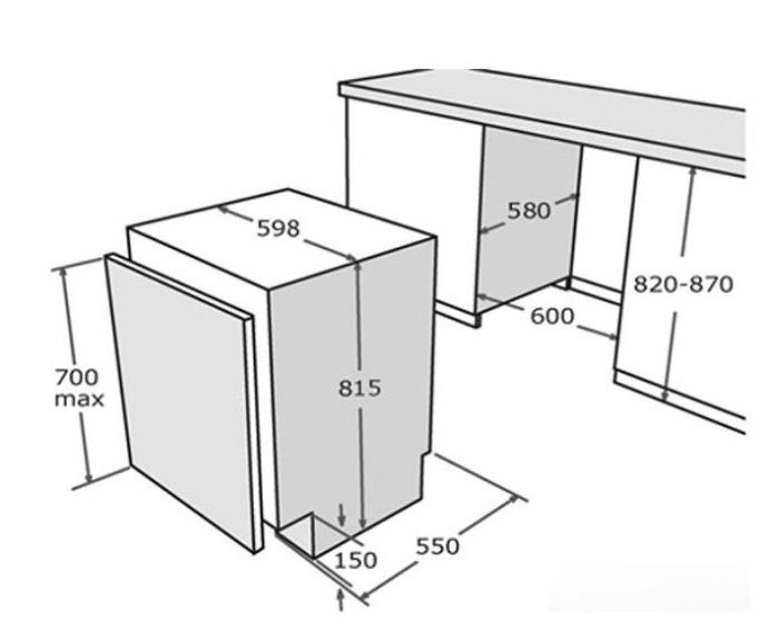 lắp đặt máy rửa bát âm tủ Texgio TGBI036T