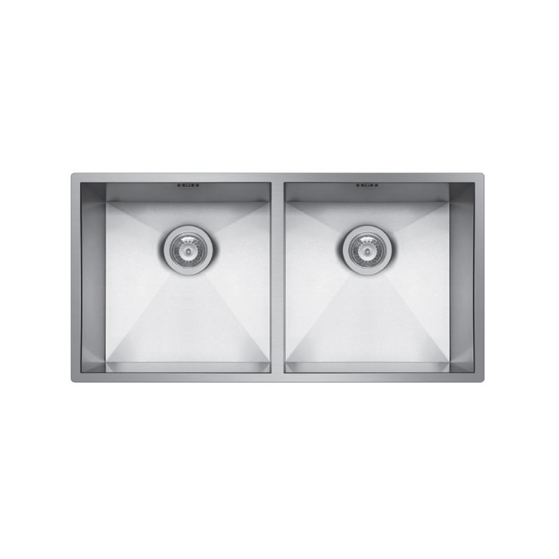 Chậu rửa bát inox 2 hố Elica Tetragon 2B 100092001 Chậu rửa bát inox 2 hố Elica Tetragon 2B 100092001