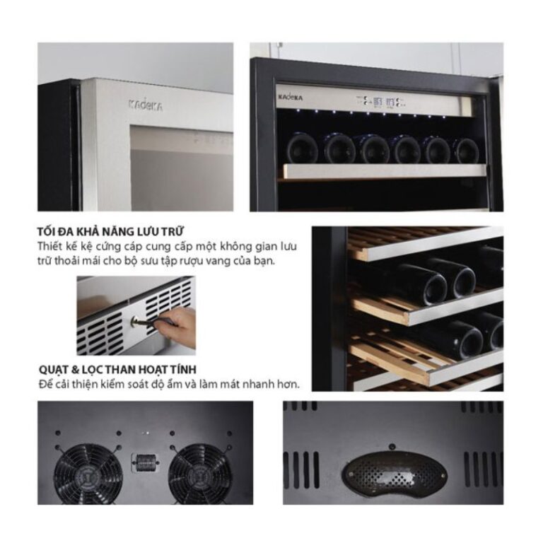 Tủ rượu vang Kadeka KA-110WR Tủ rượu vang Kadeka KA-110WR