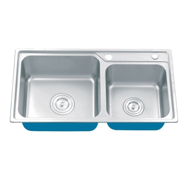 Chậu rửa bát inox 2 hố Gorlde GD-930 Chậu rửa bát inox 2 hố Gorlde GD-930
