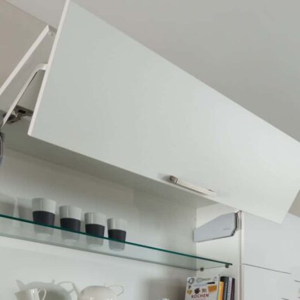 Ảnh thực tế bộ tay nâng FREE FOLD SHORT Hafele 493.05.734, xám