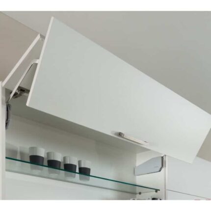 Ảnh thực tế bộ tay nâng FREE FOLD SHORT Hafele 493.05.900, trắng