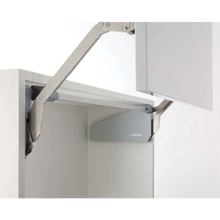 Ảnh thực tế bộ tay nâng FREE FOLD SHORT Hafele 493.05.900, trắng