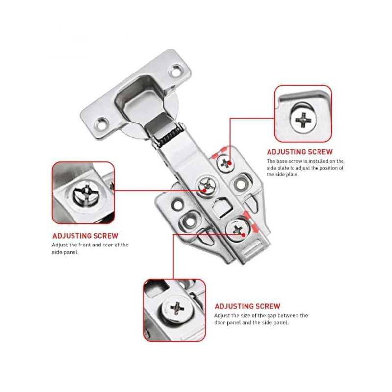 Hình ảnh bản lề inox 304 giảm chấn BossEU BS304A-3D Hình ảnh bản lề inox 304 giảm chấn BossEU BS304A-3D