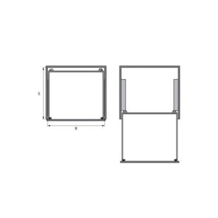 Thông số giá bát đĩa Hafele 549.08.014 900mm