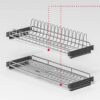 Giá bát cố định Hafele Oria 544.07.014 700mm 1 Giá bát cố định Hafele Oria 544.07.014 700mm