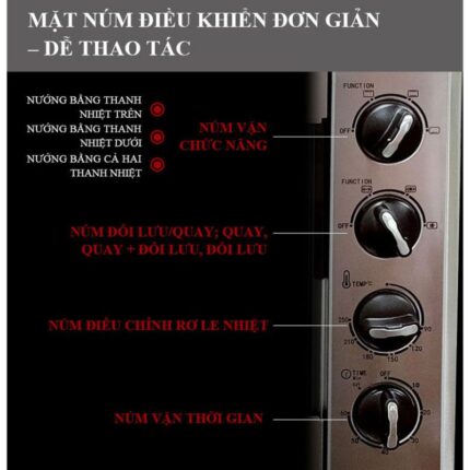 Điều khiển lò nướng 55 lít Tiross TS9610