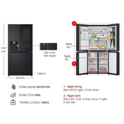 Tủ lạnh LG LFI50BLMAI AEPPEVN 4 Ảnh tủ lạnh LG LFI50BLMAI AEPPEVN