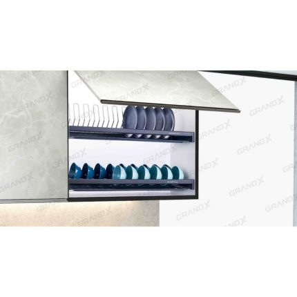 Giá bát đĩa cố định nan Oval SUS304 Grandx XF.70M