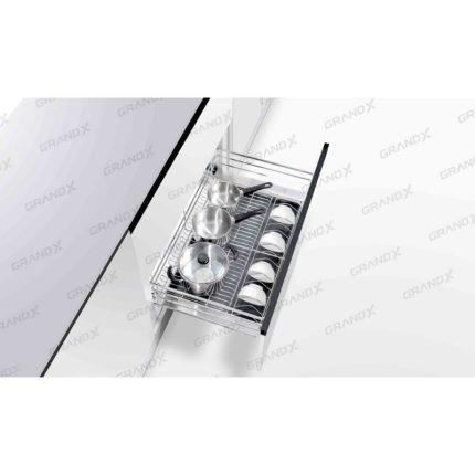 Giá xoong nồi Inox SUS304 nan dẹt GrandX XP.60S