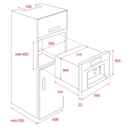 kich thuoc may pha cafe teka clc 8350 111630006