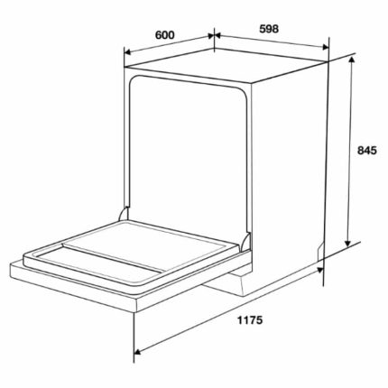 kich thuoc may rua chen doc lap hafele hdw f6031g 535 29 651
