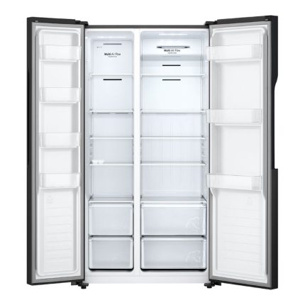 anh tu lanh 2 canh side by side inverter 519 lit lg gr b256bl