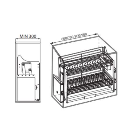 Giá bát đĩa nâng hạ nan dẹt GrandX XL.70S2 4 kich thuoc gia bat dia nang ha na det grandx xl 70s2ha na det grandx xl 70s2