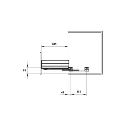 Rổ đựng bát đĩa Cappella 700mm Hafele 549.08.011 5 ro dung chen dia cappella 700mm hafele 549 08 011 3